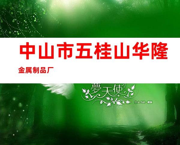 中山市五桂山华隆金属制品厂